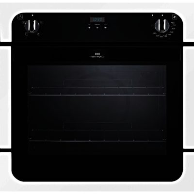 New World NW601FP Single Programmable Electric Fan Oven in White New World NW601FP Single Programmable Electric Fan Oven in White